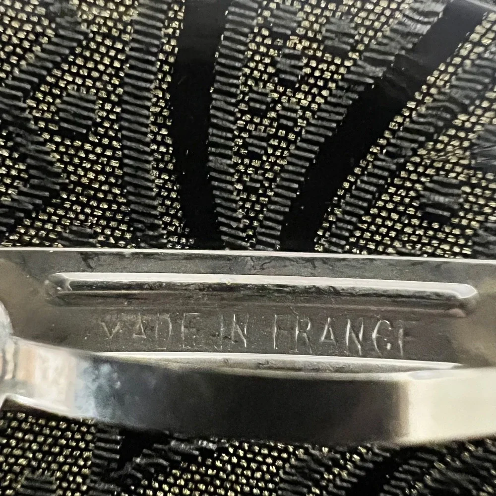 Vintage Made in France Paisley Acrylic Hair Barrette Clip Large Eclectic‎